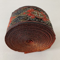 Ruban tissé jacquard personnalisé, écologique, 100% polyester, pour étiquettes de vêtements