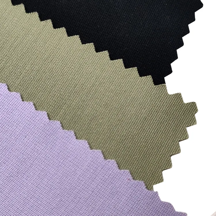 Tessuto a maglia OEM Factory personalizza 40% Eco accogliente 11% modale 44% Nylon 5% tessuto Jersey a coste Spandex per indumento abito maglione