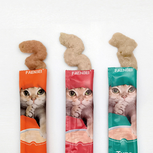 Barres <span class=keywords><strong>de</strong></span> collation 15g*60pcs*20boîtes, nourriture humide pour animaux <span class=keywords><strong>de</strong></span> compagnie, friandises pour chats, bâtonnets pour chats, Alimentos Mascotas - Product Image 2