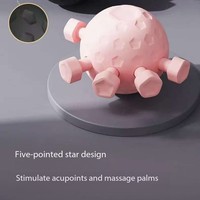 Nuevo Diseño, Agarrador de Garra de Águila de 11 cm con 5 Botones, Pelota de Ejercicio de Fuerza de Dedos de ABS, Resorte de Acero al Carbono, Agarrador de Mano Portátil