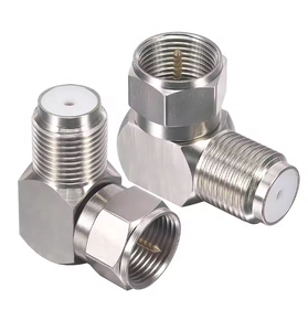 Rg6 Coaxial Cable Extension Connector F-Type Adapter Coaxial Cable Right Angle Connector Male and Female Quick <strong>for</strong> <strong>Mounted</strong> <strong>TV</strong> - Product Image 3
