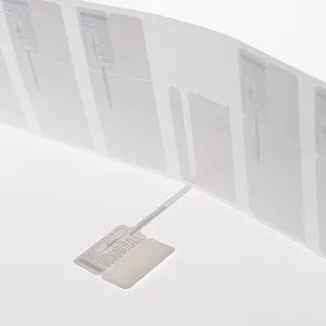 High Quality UHF Thermal Paper RFID Chip Airline Luggage Hang Tag For Airport Luggage Tracking