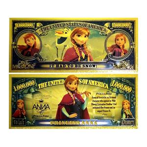 Colección <span class=keywords><strong>de</strong></span> Billetes Bañados en Oro <span class=keywords><strong>de</strong></span> 9 Diseños <span class=keywords><strong>de</strong></span> Elsa y <span class=keywords><strong>Cenicienta</strong></span> 2026 - Product Image 2