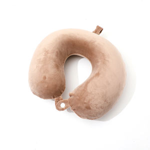 Almohada de Viaje Portátil en Forma de U de Espuma Viscoelástica, Almohada Suave para el Cuello con Funda Desmontable y Lavable - Product Image 1