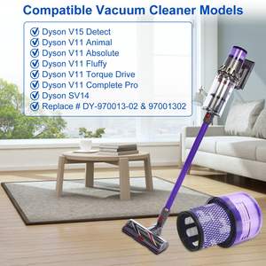 Dy-son Slim Series Accessoires d'aspirateur à main sans fil Filtre HEPA Compatible <span class=keywords><strong>V6</strong></span> V7 V8 V11 V12 V15 Plastique Électrique - Product Image 4