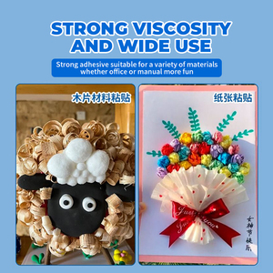 กาวงานไม้ PVA สีขาว 40 กรัม ปลอดสารพิษ ปราศจากฟอร์มาลดีไฮด์ สำหรับเด็ก DIY ขวดเล็ก ใช้ติดกระดาษและไม้ - Product Image 5