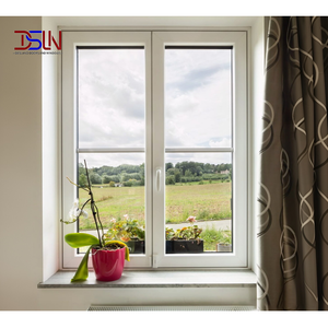 หน้าต่างบานเปิด UPVC แบบทำความสะอาดตัวเอง กระจกเคลือบไฮโดรฟิลิก ไม่ต้องบำรุงรักษา กระจกสามชั้น สำหรับพื้นที่สูงและเข้าถึงยาก - Product Image 1