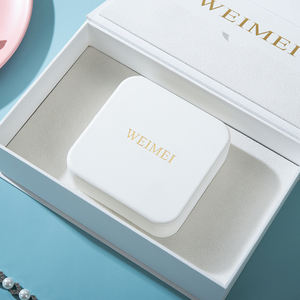 WEIMEI OEM <b>White</b> Jewelry Packaging Set Box Necklace Earring Ring Jewelry <b>Gift</b> Box Packaging <b>Boxes</b> - Product Image 3