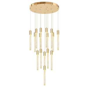 Drop Big Luxury Modern High <b>Ceiling</b> Lobby Villa House Hanging Stair <b>Crystal</b> Lamps <b>Led</b> Long Chandelier Pendant <b>Light</b> Fixture - Product Image 5