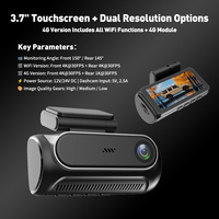 Caméra de tableau de bord 4G à 6 objectifs, enregistreur vidéo 4K, caméra de tableau de bord, caméra arrière 4K