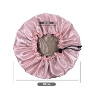 Bonnet de nuit pour femmes, nouveau, Europe et amérique, doublure en Satin doux, Extra Large, bandeau, soins des cheveux, vente en gros