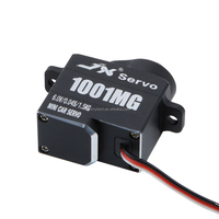 Moteur numérique sans noyau JX Servo PDI-1001MG 10g 6.0V pour voitures RC, hélicoptères, boîtier entièrement en aluminium, connecteur métallique, pièces de jouets