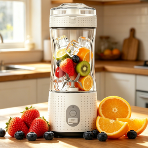 Mini Licuadora Portátil OEM para Pedidos al por Mayor, Licuadora de Jugos Prensados en Frío y Smoothies, Recargable por USB, 6 Cuchillas, para Uso Doméstico y Exterior - Product Image 6