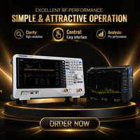 Penganalisis Spektrum Dingyang SSA3000X Plus Detektor Pelacak Sumber Frekuensi 9KHz-7.5GHz Analisis Spektrum Tiongkok Daratan