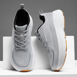 รองเท้าวิ่งทรงเรโทรสำหรับผู้ชาย ไซส์ใหญ่ หัวกว้าง น้ำหนักเบา ระบายอากาศได้ดี เหมาะสำหรับกีฬากลางแจ้งและสวมใส่ลำลอง - Product Image 5