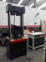 Máquina de Ensayo Universal Electrohidráulica Controlada por Computadora WAW-600D de 600KN y 60 Toneladas para Pruebas de Tracción, Compresión y Flexión