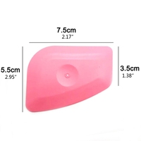 Outil de pose de film automobile Squeegeee Vingl, grattoir en plastique orange