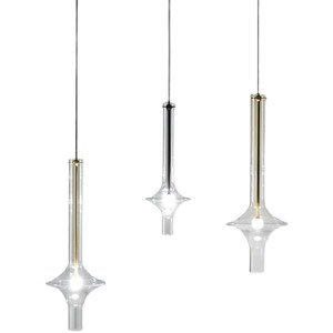 Lustre moderne en verre tubulaire Zhuotes, luminaire suspendu LED pour chambre à coucher, salle à manger, style nordique H00001 - Product Image 4