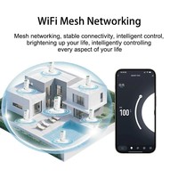 Controlador de Tira LED Zigbee Tuya Smart Life APP WiFi, Interruptor de Atenuación LED, Control por Voz BT 2.4G RGB RGBW CCT, con Control Remoto, 5V-24V
