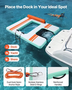 Plataforma Flotante Inflable para Yates, Isla Flotante, Muelle para Moto Acuática, Plataforma Inflable para Embarcaciones - Product Image 1