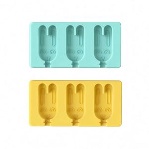 Moule à glace en silicone, animaux de dessin animé (veau, cochon, lapin), empilable pour gagner de la place - Product Image 6