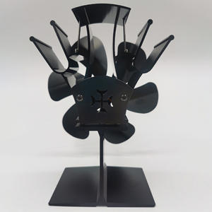 Ventilateur de poêle à bois 2026 sans électricité, souffleur de chauffage pour foyer avec thermomètre, adapté aux poêles à bois - Product Image 4