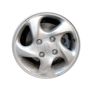 Cromo de plata coche de centro de la rueda Hub de llanta de rueda 11,5 cm para Elantra 04-2005 - Product Image 3
