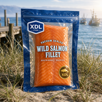 Sacs sous vide personnalisés de qualité alimentaire PPWR, haute barrière, pour la conservation de bœuf frais, poisson, fruits de mer, adaptés au congélateur