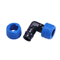 MINGSHI PPSU Qualité Alimentaire OEM Direct Usine Raccord Coudé Multicouche Bleu Rouge Blanc pour Tuyau PEX