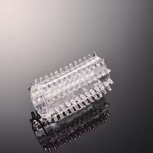 Penis Extender Sleeve Wieder verwendbare Kondome Silikon Eichel Abdeckung Spike Dick Vergrößerung Cock Ring Erektion Erotische Sexspielzeug für Männer - Product Image 5