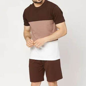 ชุดเซ็ตเสื้อยืดและกางเกงขาสั้นไซส์ใหญ่คุณภาพเยี่ยมสำหรับฤดูร้อน ขายดีออนไลน์สำหรับผู้ชาย - Product Image 4