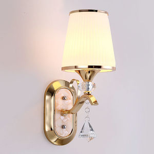 Hiện Đại Vàng Kết Thúc Glass Lamp Shade Trang Trí Tường Điện Chân Đèn Và Cắm Trong Sang Trọng Glass Tường Ánh Sáng - Product Image 1