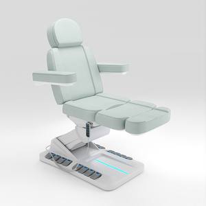 Cama eléctrica de acero inoxidable para salón de belleza, cama de microscultura para inyección y modelado corporal, cama de elevación para tatuajes, cama médica dental - Product Image 1