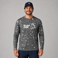 Chemises de pêche personnalisées OEM à manches longues UPF 50 avec logo par sublimation