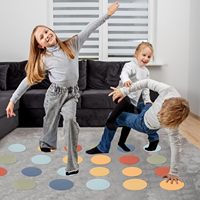 Marqueurs de sol inscriptibles de 4 pouces pour tapis, points de repère pour la salle de classe, les zones d'activités, la maternelle, la décoration de sol de yoga