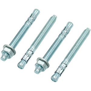 รูยเย่ <span class=keywords><strong>ราคา</strong></span>โรงงาน  น็อตยึดเหล็กคาร์บอน SS304 ชุบสังกะสี  พร้อมพุกยึดแบบลิ่ม - Product Image 4