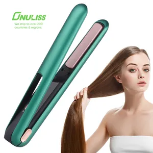 Flat Iron Hair Straightener Salon planchas de cabello Profesional Best Ceramic Portable Cordless Hair Straightener