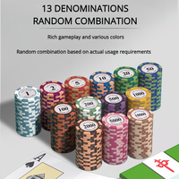 Vente en gros de jetons de poker professionnels Jeu de jetons de poker magnétiques en métal 14g Jetons de poker en céramique personnalisés avec logo personnalisé