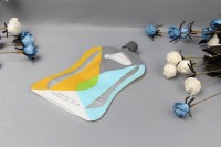 Pochette souple personnalisée avec bec verseur, sans BPA, pour l'emballage de liquides, idéale pour les aliments pour bébés, les purées de fruits et les jus.