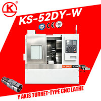 Industrielle Revolverdrehmaschine KS-52DY-W mit Y-Achse für CNC-Dreharbeiten, Hohe Effizienz