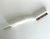 Ensemble de brosses de nettoyage et de débavurage multi-fils avec poignée en plastique et grattoir