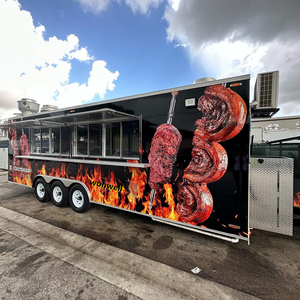 Food Truck Chiosco Barbecue 2025 Personalizzato per Pizza Burger Gelato Caffè Furgone Prodotto in Vendita in USA Turchia - Product Image 2