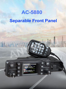 ANYSECU AC-5880 Radio Móvil para Vehículo, 50W de Alta Potencia, Banda Dual UV, Walkie Talkie con Panel Frontal Desmontable, para Uso en Exteriores y Conducción Autónoma L815 - Product Image 4