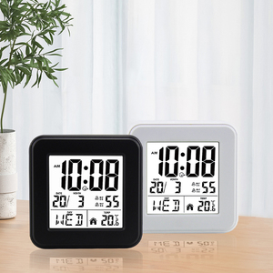 Multifunctional Digital Square LCD Home <strong>Clock</strong> Home Decor With Stylish <strong>Display</strong> - Product Image 3