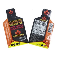 Sachets en aluminium personnalisés en forme de bouteille, pour emballage de Gel énergétique, sac d'emballage de jus de boisson, unités