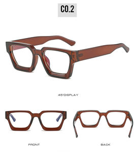 PSTY174女性のための新しいファッションスクエア眼鏡フレーム男性アンチブルーライト光学メガネ処方眼鏡眼鏡 - Product Image 5