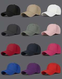 Gorras de Béisbol y Sombreros de Golf Deportivos Curvos con Ajuste Flexible, Patrón de Letras, Tela Común, Impermeables, Transpirables, con Logotipo Personalizado Láser, Venta al Por Mayor - Product Image 6