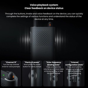 Pantalla LCD de 1.77 Pulgadas, Walkie Talkie <span class=keywords><strong>Mi</strong></span> Versión 3 Chat, IP65, Compatible con <span class=keywords><strong>Radio</strong></span> FM y Modo de Emergencia SOS - Product Image 6