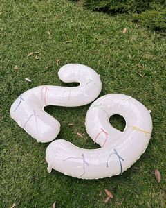 New Arrivals 16 Inch Glossy Foil Birthday & Christmas Number <b>Balloons</b> 0-9 Helium-Filled for Party <b>Decorations</b> - Product Image 6