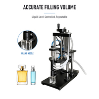 Machine de remplissage pneumatique sous vide semi-automatique de 5 à 100 ml avec précision de remplissage de ±1 % pour idées de petites entreprises - Remplisseuse de parfum